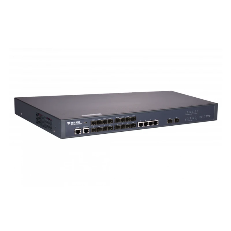 OLT BDCOM 3608B с 8 портами GEPON (SFP), 4 комбо-портами, 4хSFP, 2 SFP+, 2 БП АC