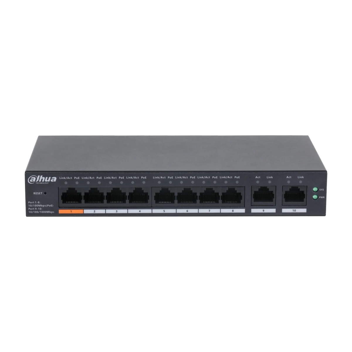 PoE switch Dahua CS4010-8ET-60 — фото 2