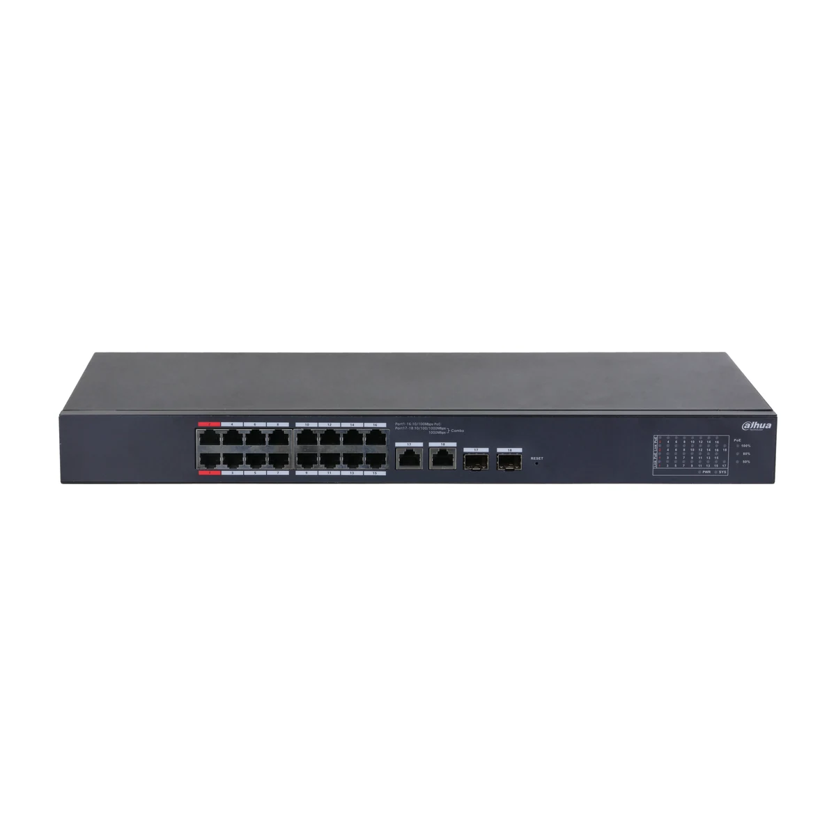 PoE switch Dahua CS4218-16ET-240 — фото 2