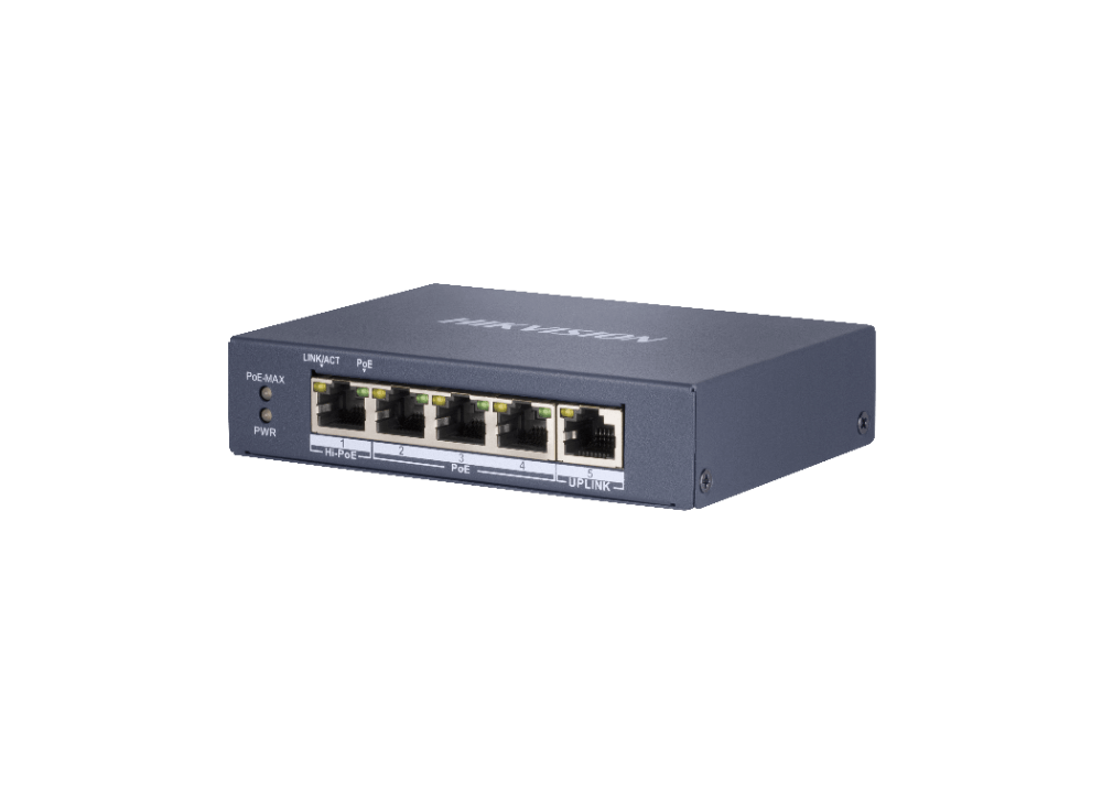 PoE-коммутатор Hikvision DS-3E0505HP-E