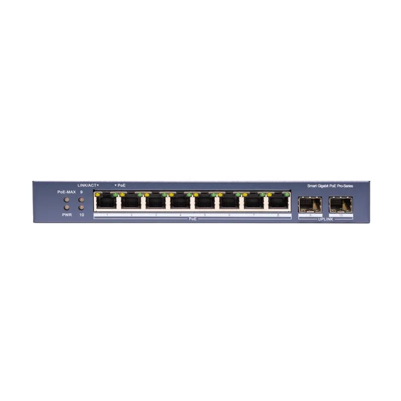 PoE-коммутатор Hikvision DS-3E1510P-SI-8P2F(O-STD)