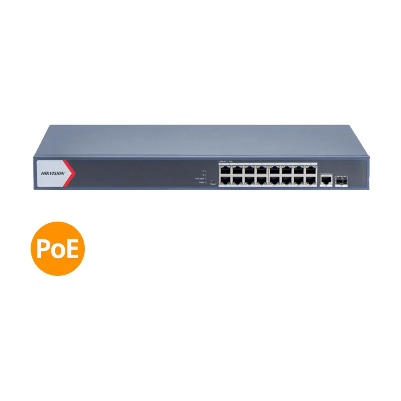 PoE-коммутатор Hikvision DS-3E1518P-EI/M