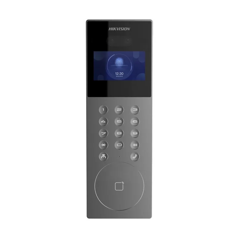 Видеодомофон с распознаванием лиц Hikvision DS-KD9203-E6(O-STD)