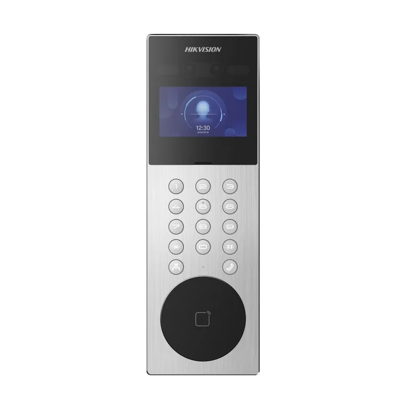 Видеодомофон с распознаванием лиц Hikvision DS-KD9203-ME6(O-STD)