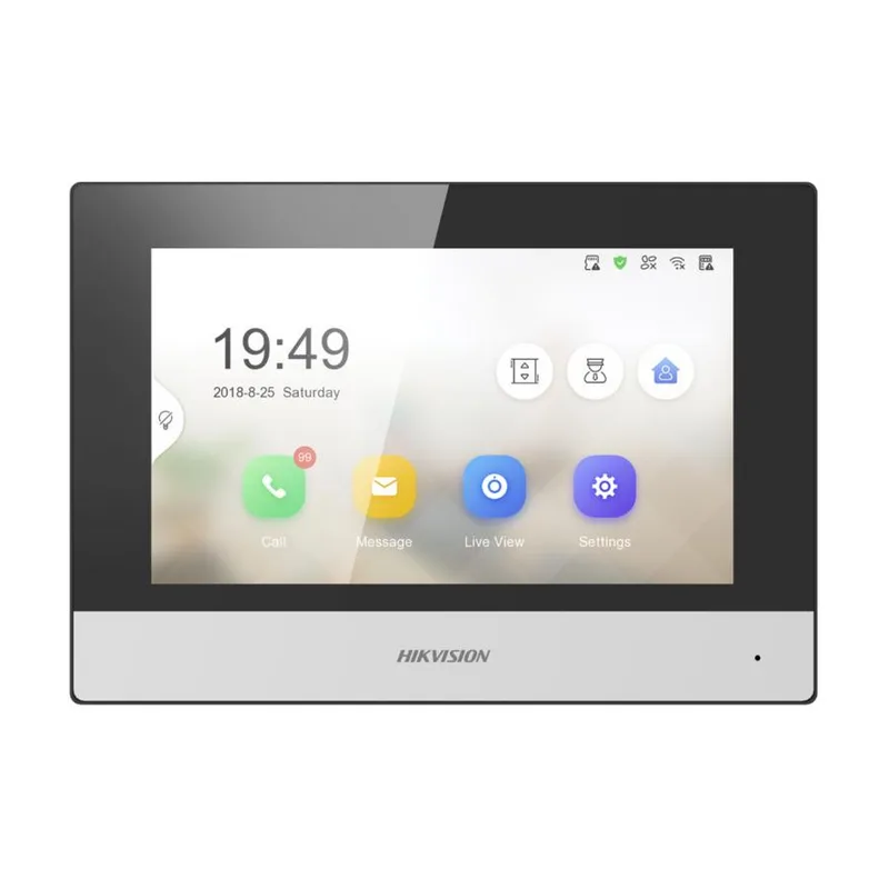 Видеодомофон (внутренняя станция) Hikvision DS-KH6320-TE1(O-STD)