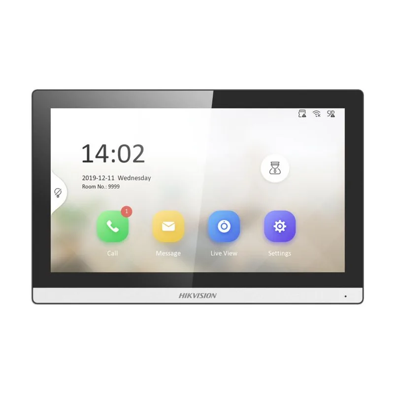 Видеодомофон (внутренняя станция) Hikvision DS-KH6350-WTE1