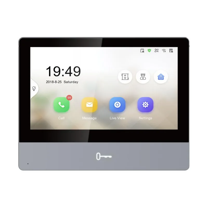 Видеодомофон (внутренняя станция) Hikvision DS-KH8350-TE1(O-STD)