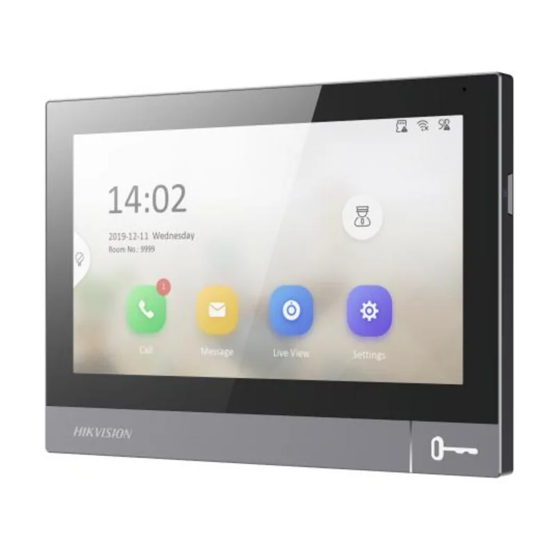Видеодомофон (внутренняя станция) Hikvision DS-KH8381-WTE1(O-STD)