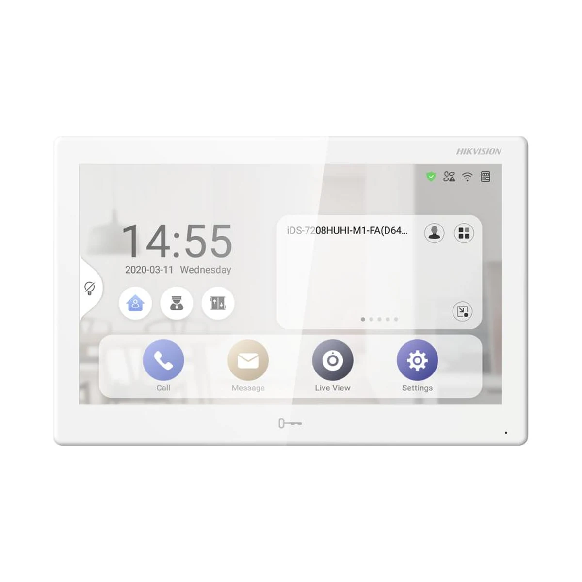 Видеодомофон (внутренняя станция) Hikvision DS-KH9510-WTE1