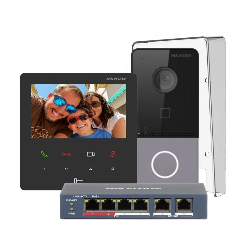 Комплект видеодомофона Hikvision DS-KIS606-P 4