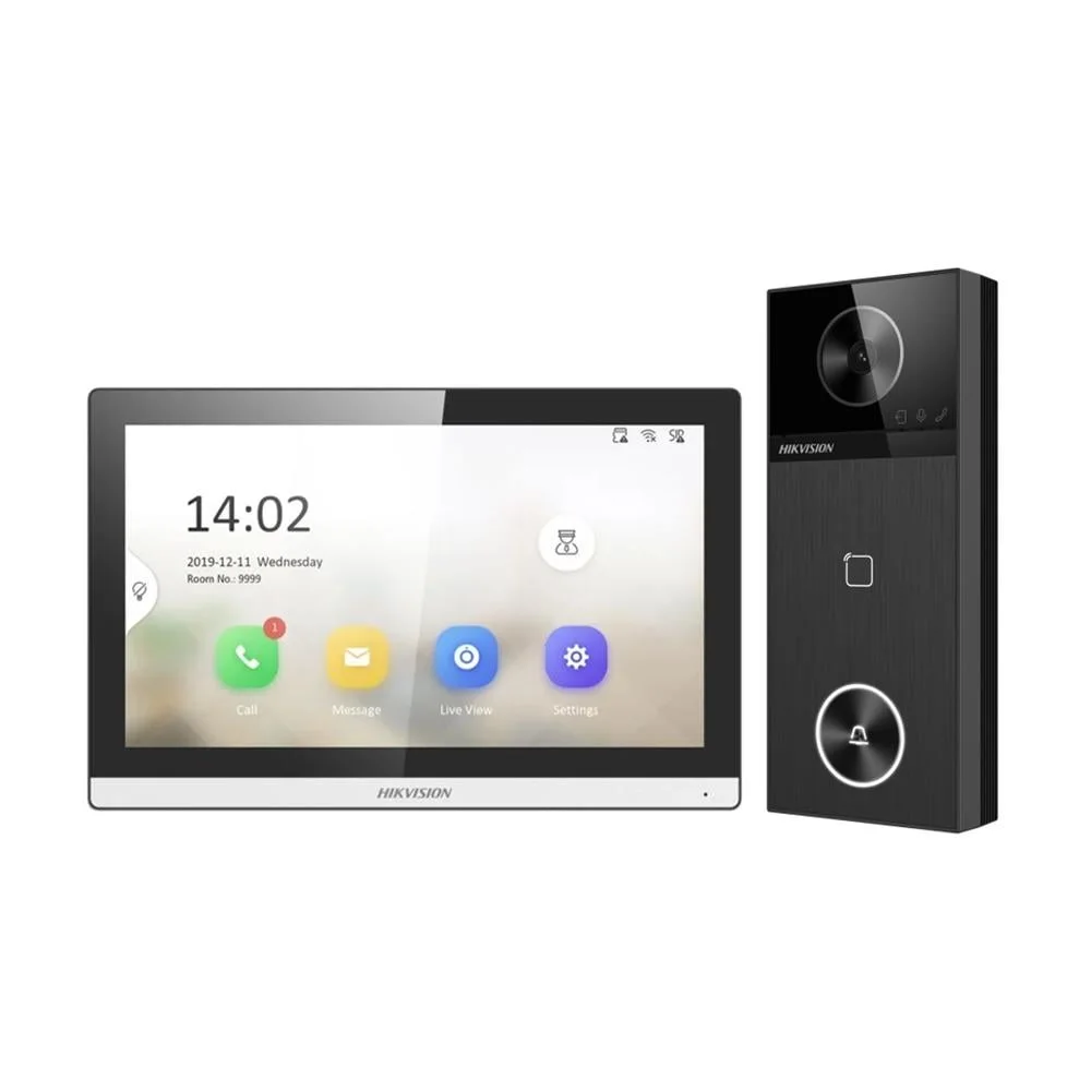 IP-domofon to'plami Hikvision DS-KIS610-P (monitor + chaqiruv paneli)