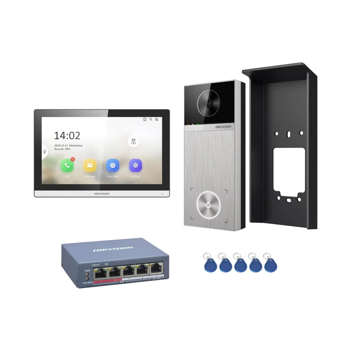 Комплект IP-домофона Hikvision DS-KIS611-S — фото 2
