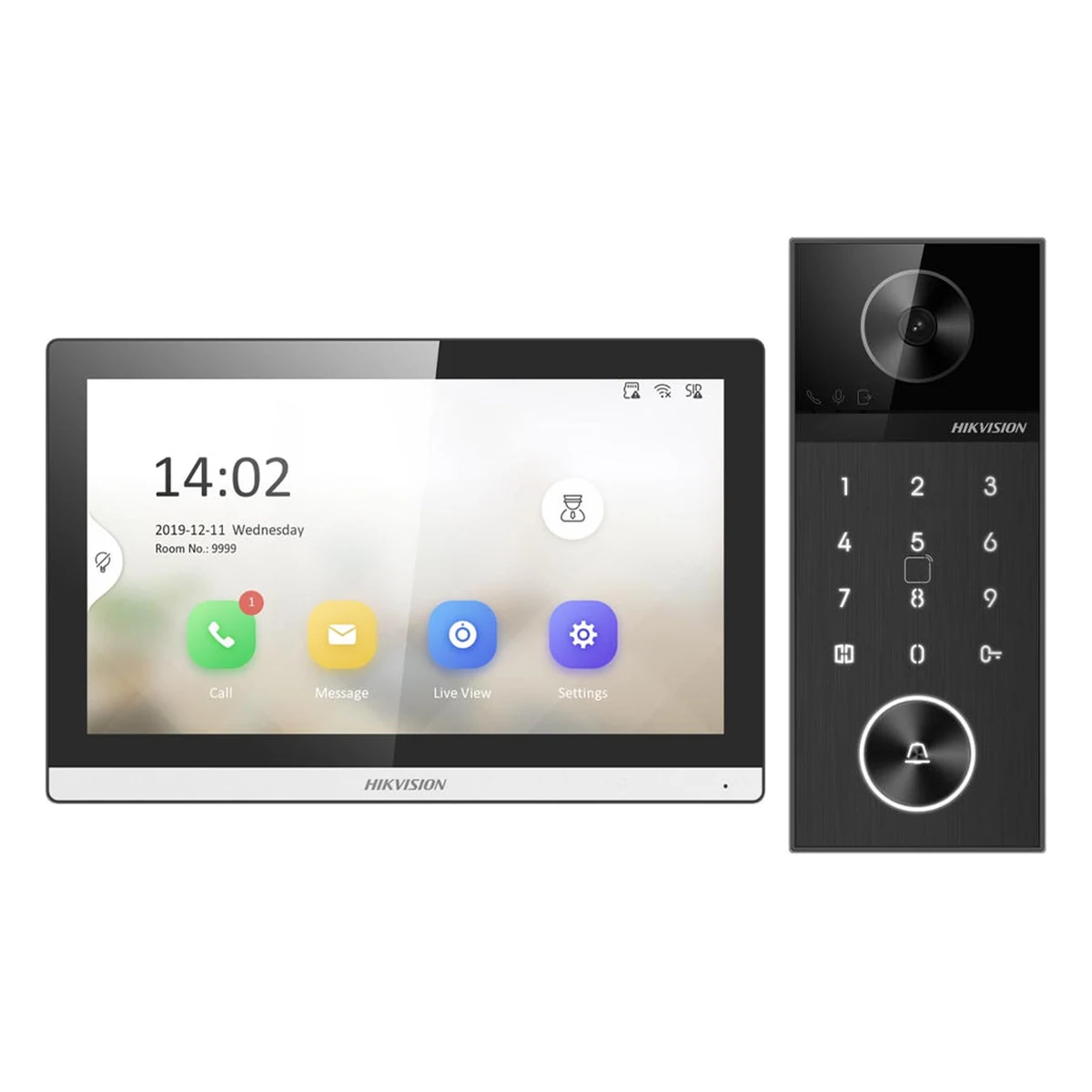 Комплект IP-домофона Hikvision DS-KIS612-P — фото 2