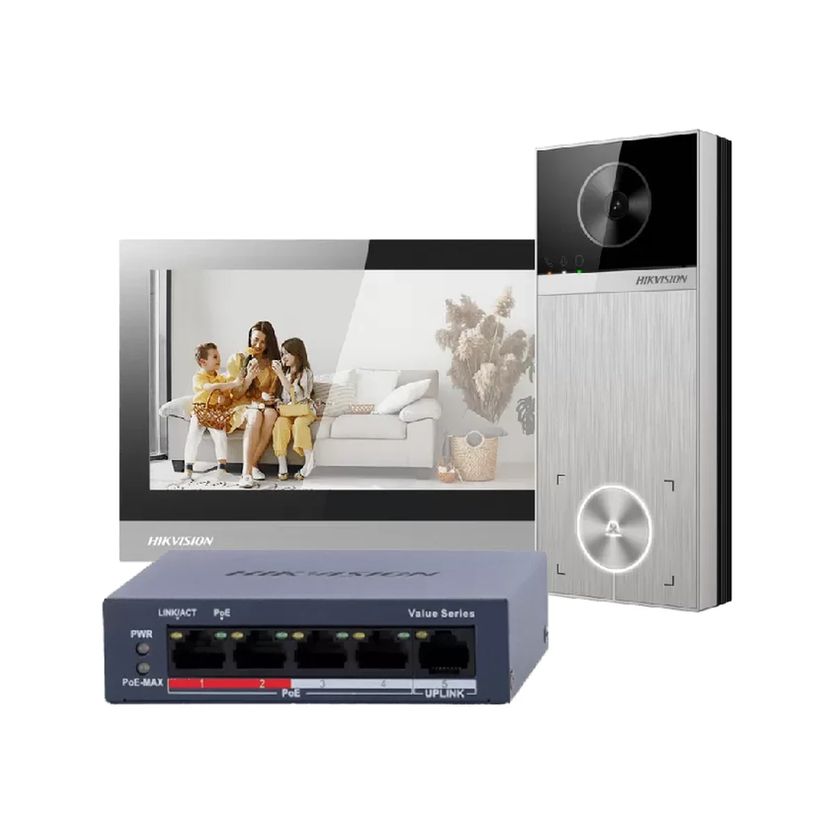 Комплект IP-домофона Hikvision DS-KIS613-S — фото 3