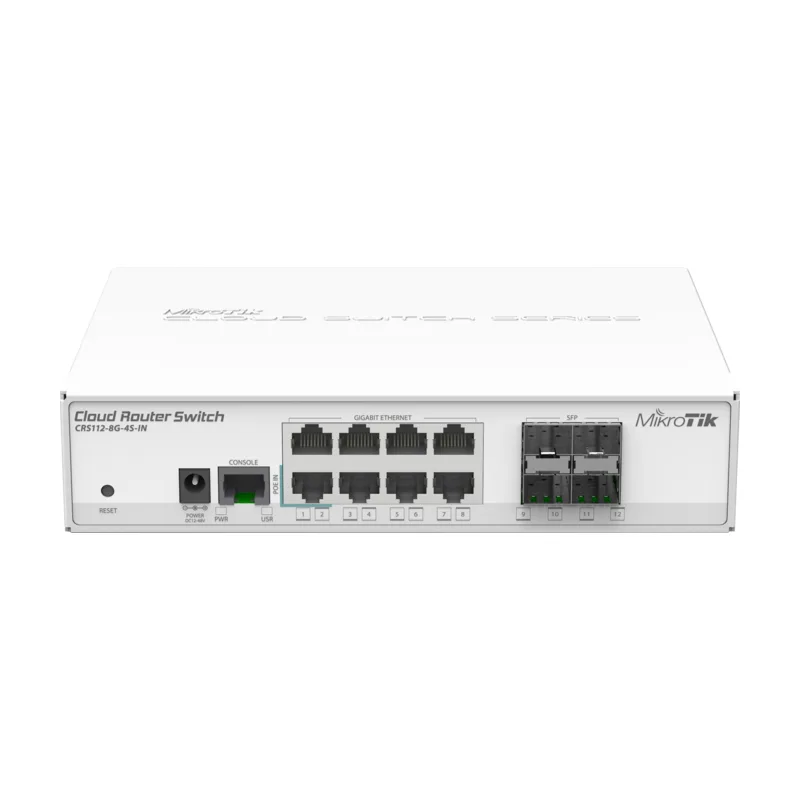 Коммутатор MikroTik CRS112-8G-4S-IN