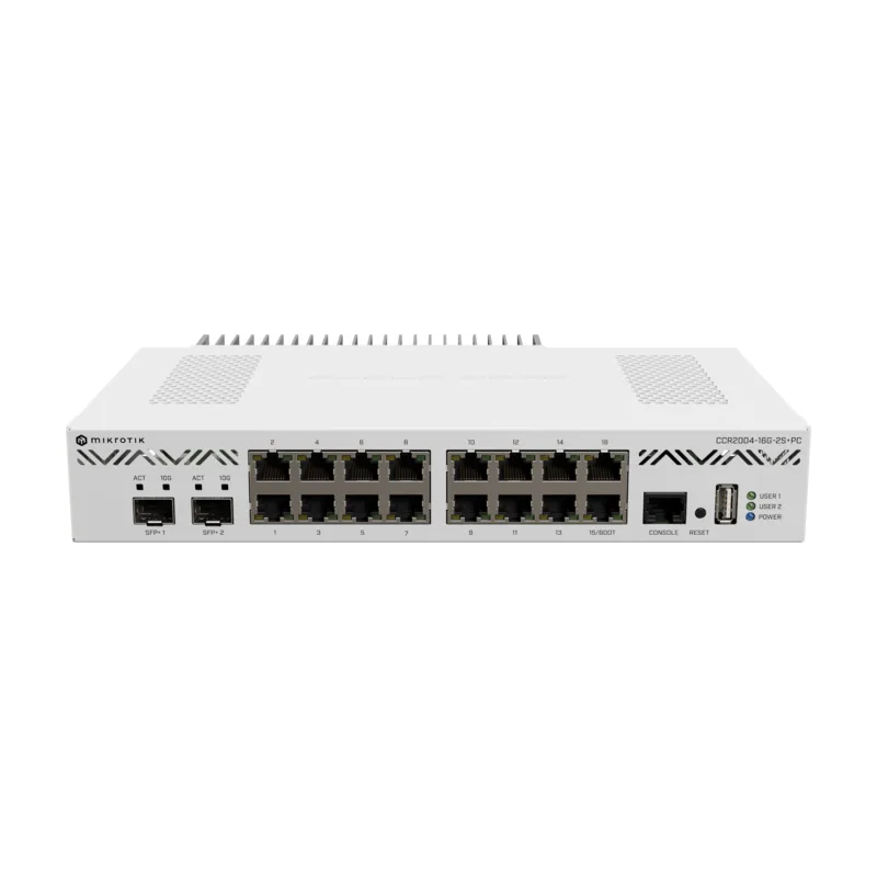 MikroTik CCR2004-16G-2S+PC