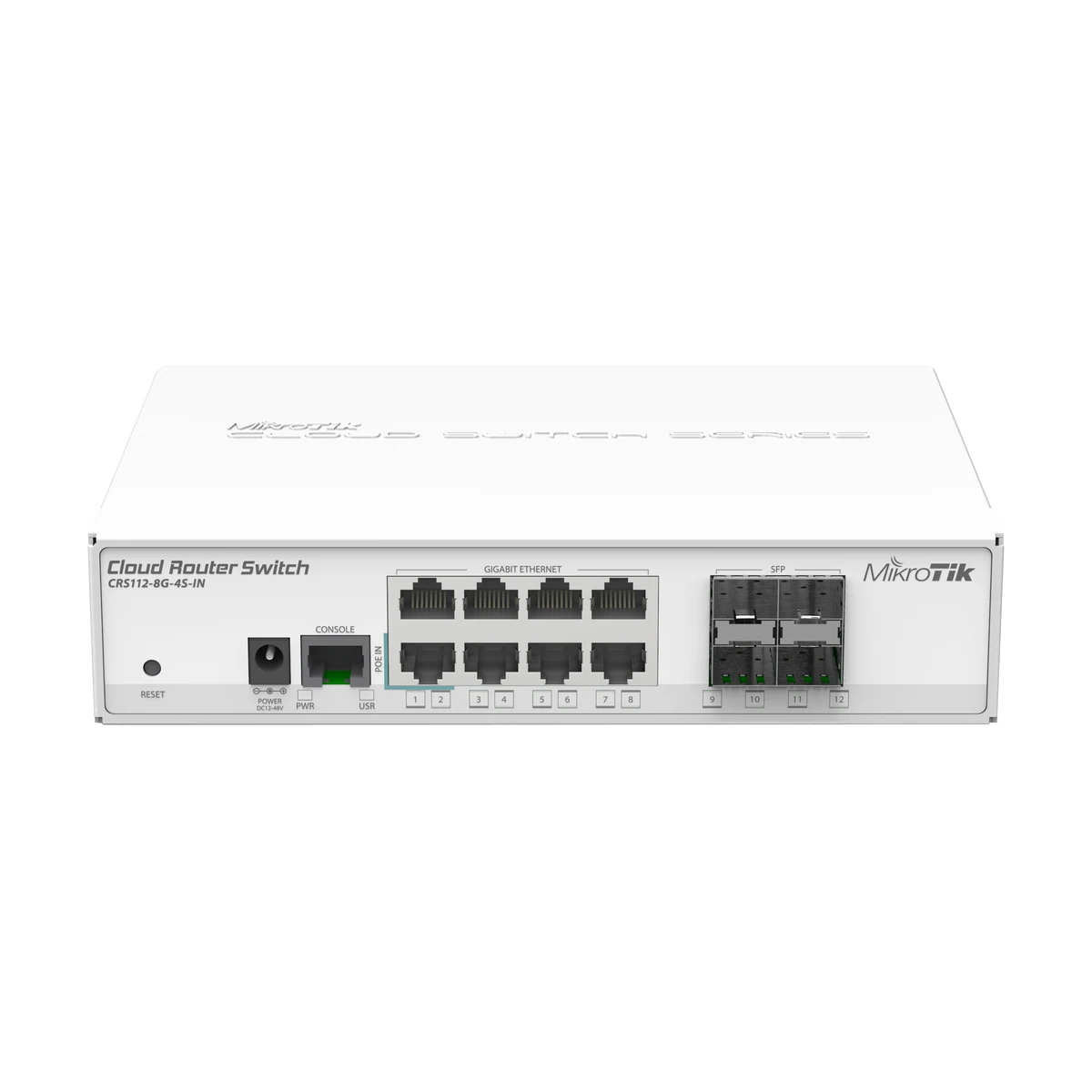 Коммутатор MikroTik CRS112-8G-4S-IN