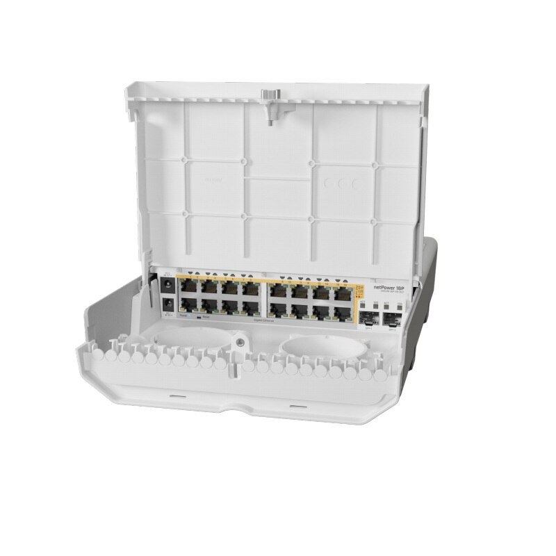 PoE-коммутатор MikroTik CRS318-16P-2S+OUT