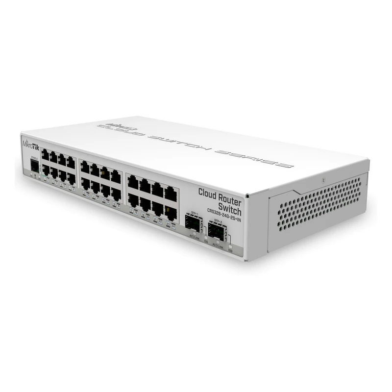 Коммутатор MikroTik CRS326-24G-2S-RM