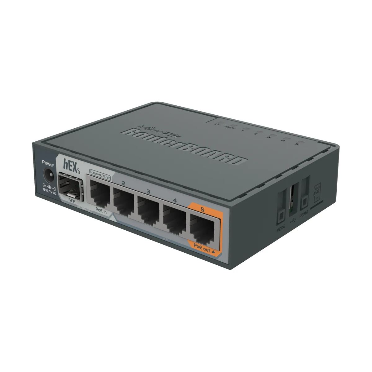 MikroTik hEX S RB760iGS router — фото 2