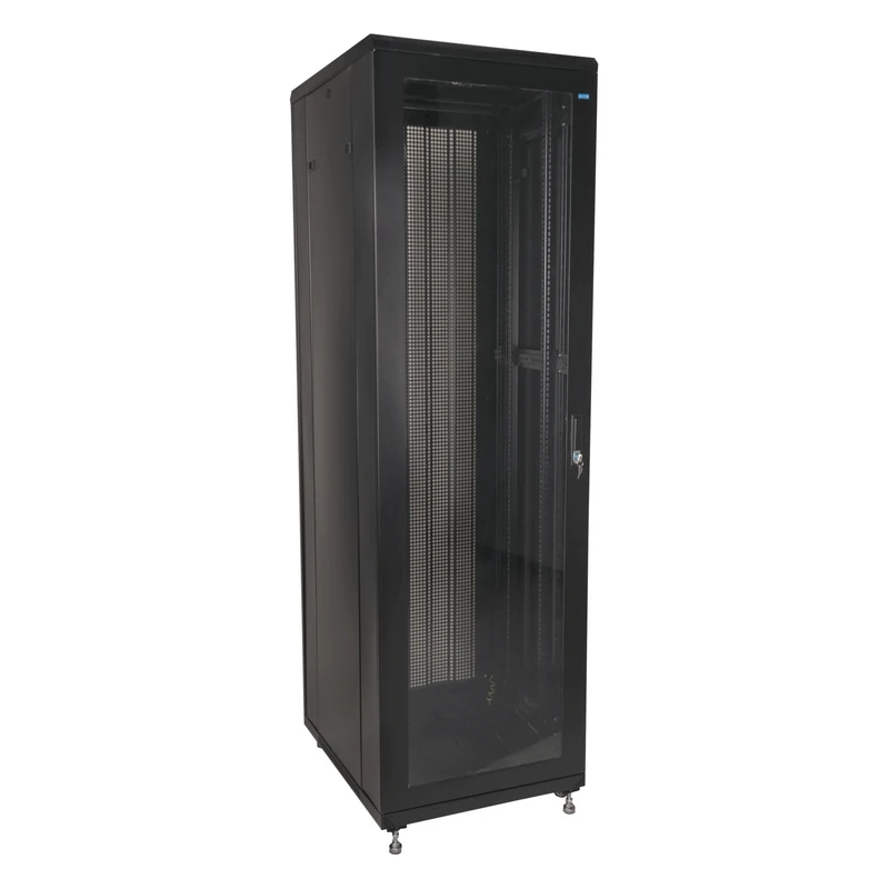 Pixietech 42U 800*1200*2000 mm dikili tip kabinet, delikli kapak