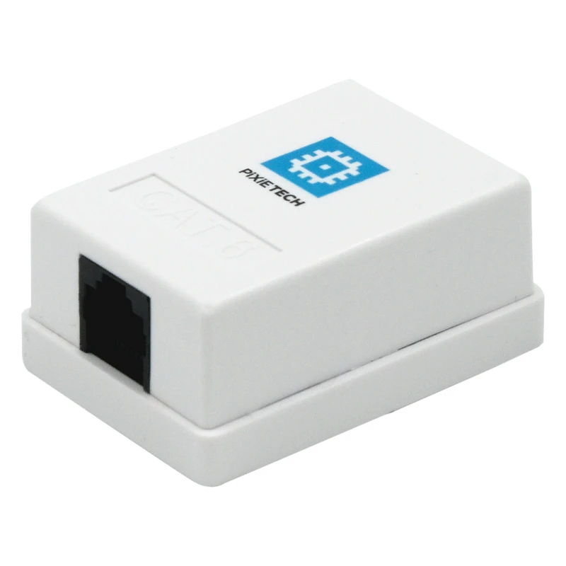 Розетка накладная Pixietech, CAT6 UTP RJ-45, 1 порт