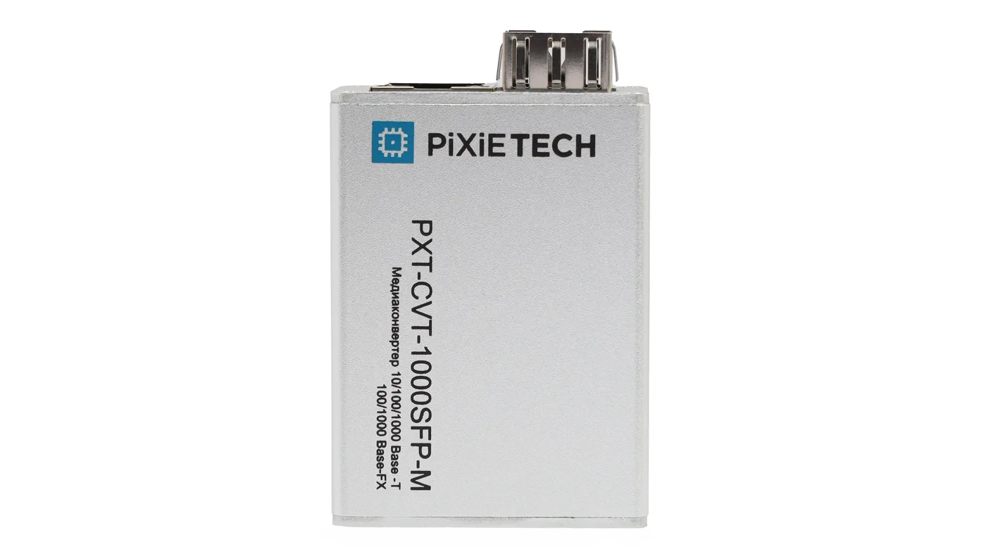 Медиаконвертер 10/100/1000-Base-T / 100/1000Base-FX с SFP-портом (мини) — фото 5