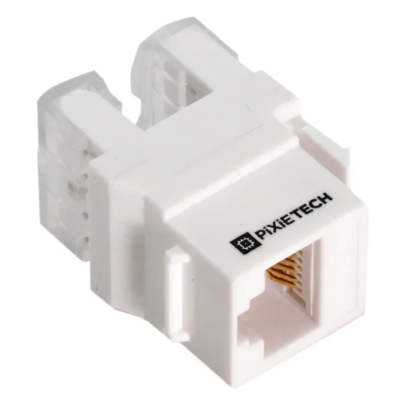 Keystone Jack Pixietech modül, Cat.6, yatay sonlandırma