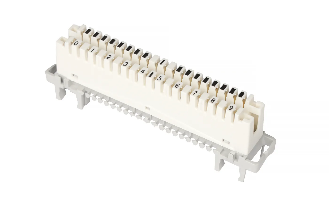 Плинт размыкаемый Pixietech LSA-PROFIL 10 пар, универсальный, маркировка 0…9