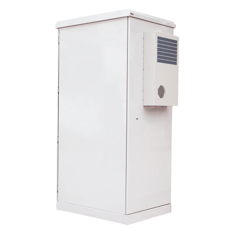 Pixietech 42U dış mekan her hava koşuluna dayanıklı kabinet, derinlik 1000mm (önceden kurulu klima 1500W)