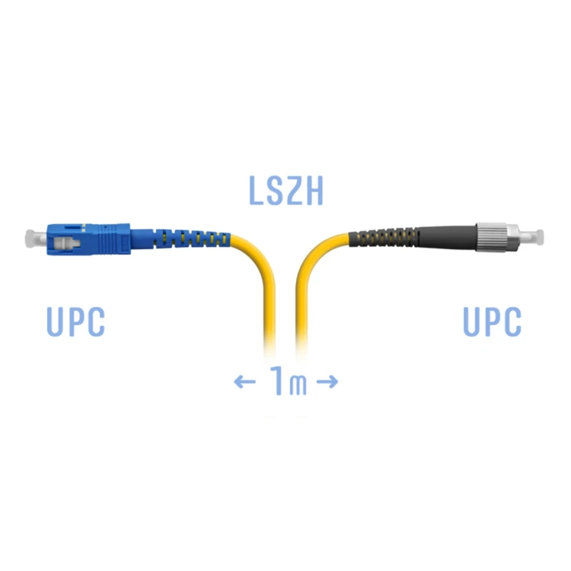 Патчкорд оптический FC/UPC SM, 1 м