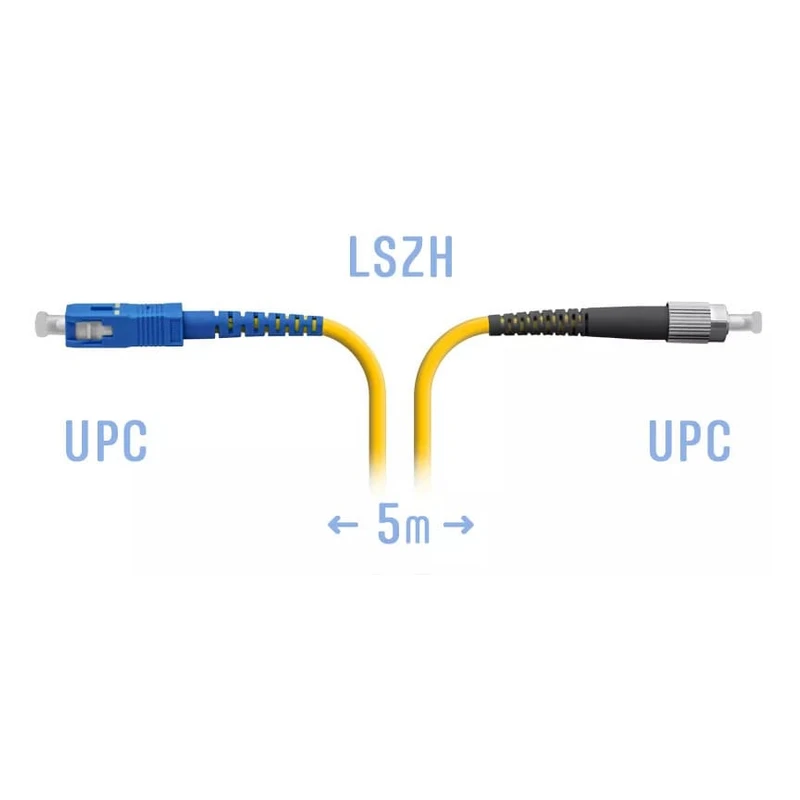 Патчкорд оптический FC/UPC SM, 5 м