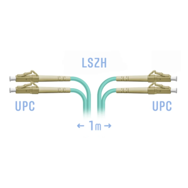 Патчкорд оптический LC/UPC-SC/UPC MM, 1 м
