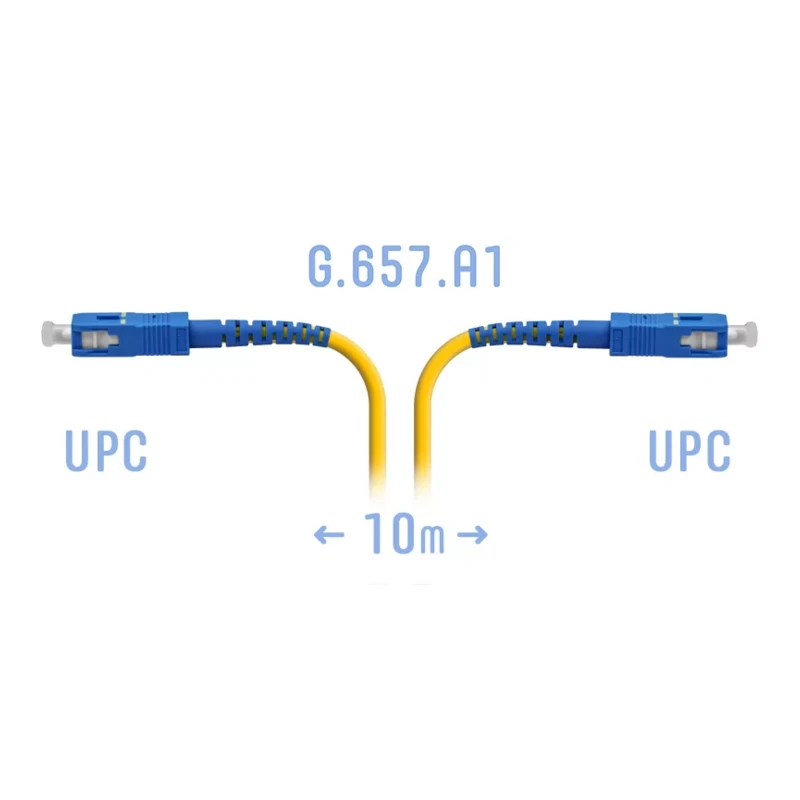 Патчкорд оптический SC/UPC SM, 10 м