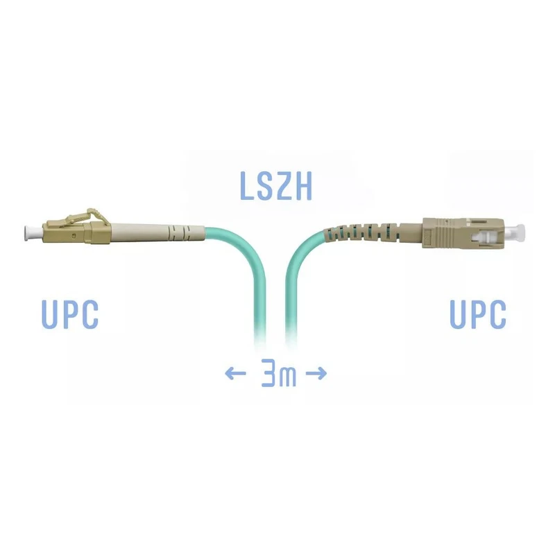 Патчкорд оптический SC/UPC MM, 3 м