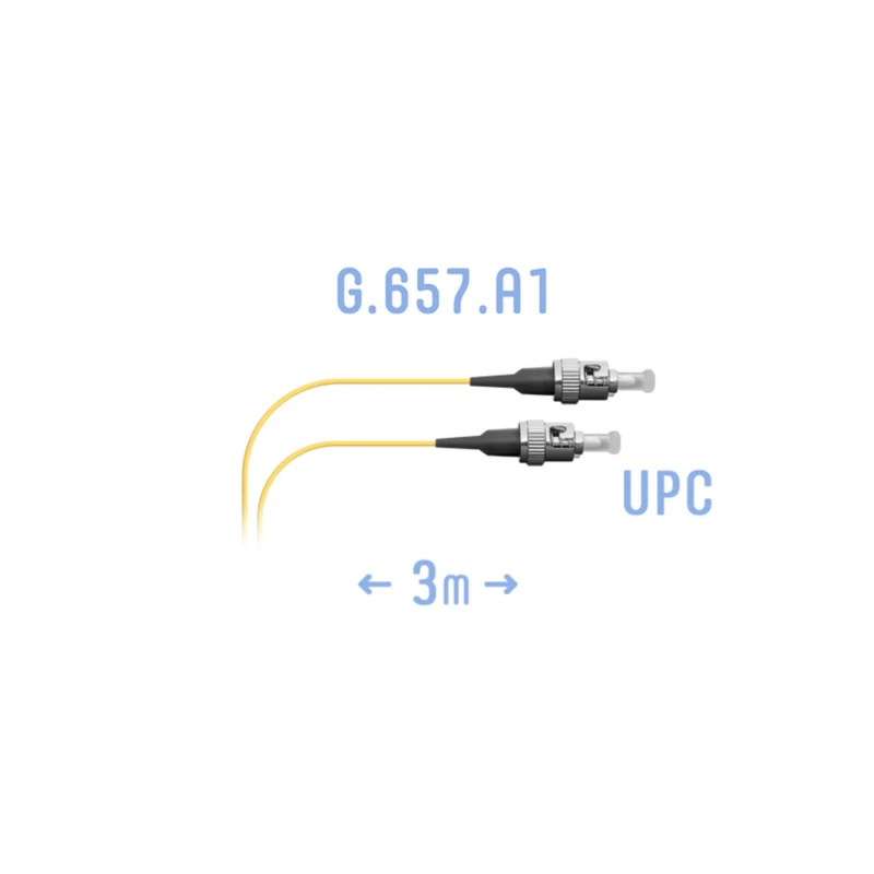Шнур монтажный оптический ST/UPC-ST/UPC SM, 3 метра