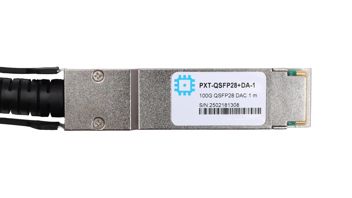 Модуль 100G QSFP28 Direct Attach, дальность до 1 м