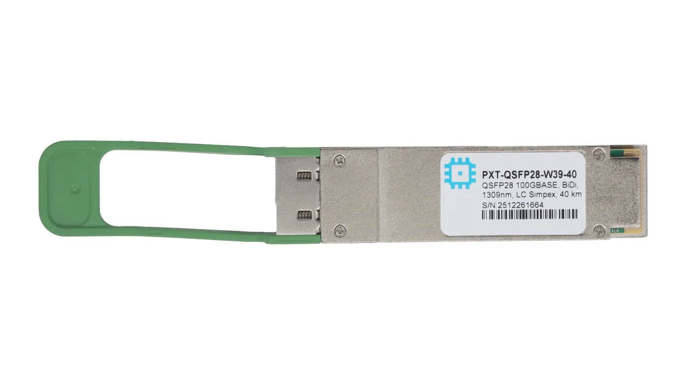 Модуль, QSFP28 100GBASE, BiDi, 1309нм, LC Simpex, дальность до 40 км — фото 2