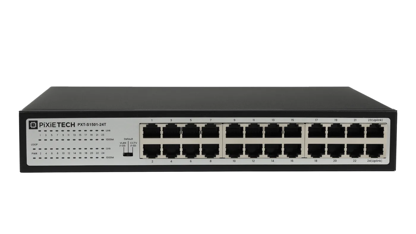 Неуправляемый коммутатор Pixietech PXT-S1501-24T