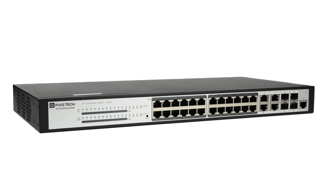 Управляемый PoE коммутатор уровня L2 PXT-S2780G-24T-POE — фото 2