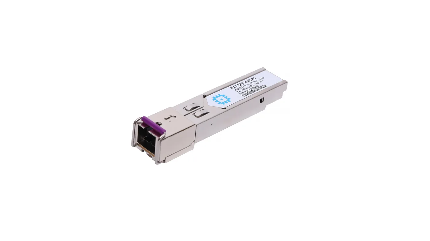 Модуль SFP WDM, дальность до 80км (24dB), 1490/1550нм