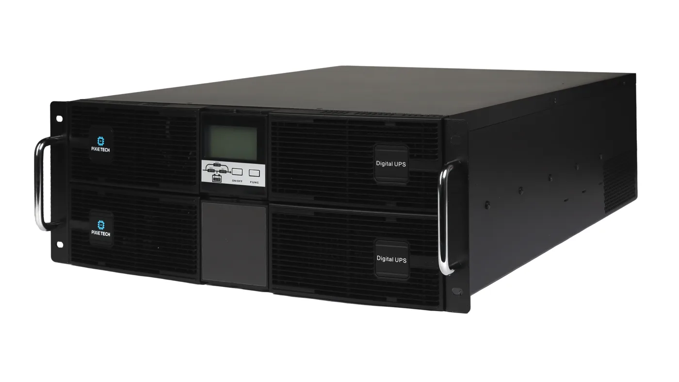 Источник бесперебойного питания Pixietech On-line, 3:1 фаза, rack, 20 кВа — фото 2