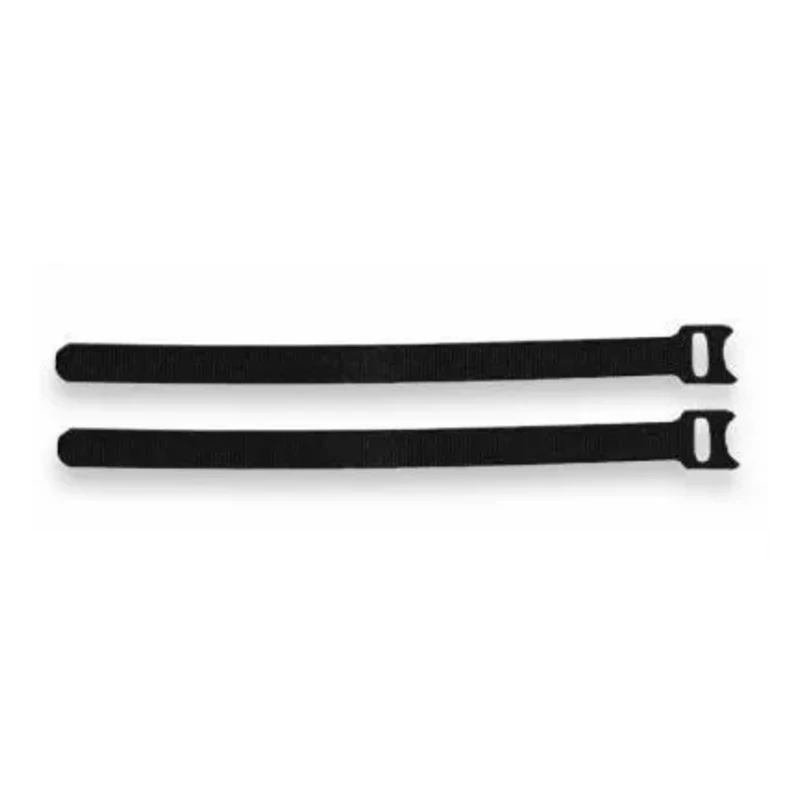 Pixietech çok kullanımlık kablo bağı, 120 mm, yumuşak cırt cırtlı, siyah