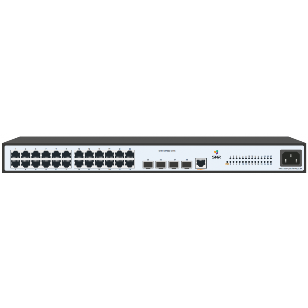 Управляемый коммутатор уровня 2 SNR-S2982G-24T