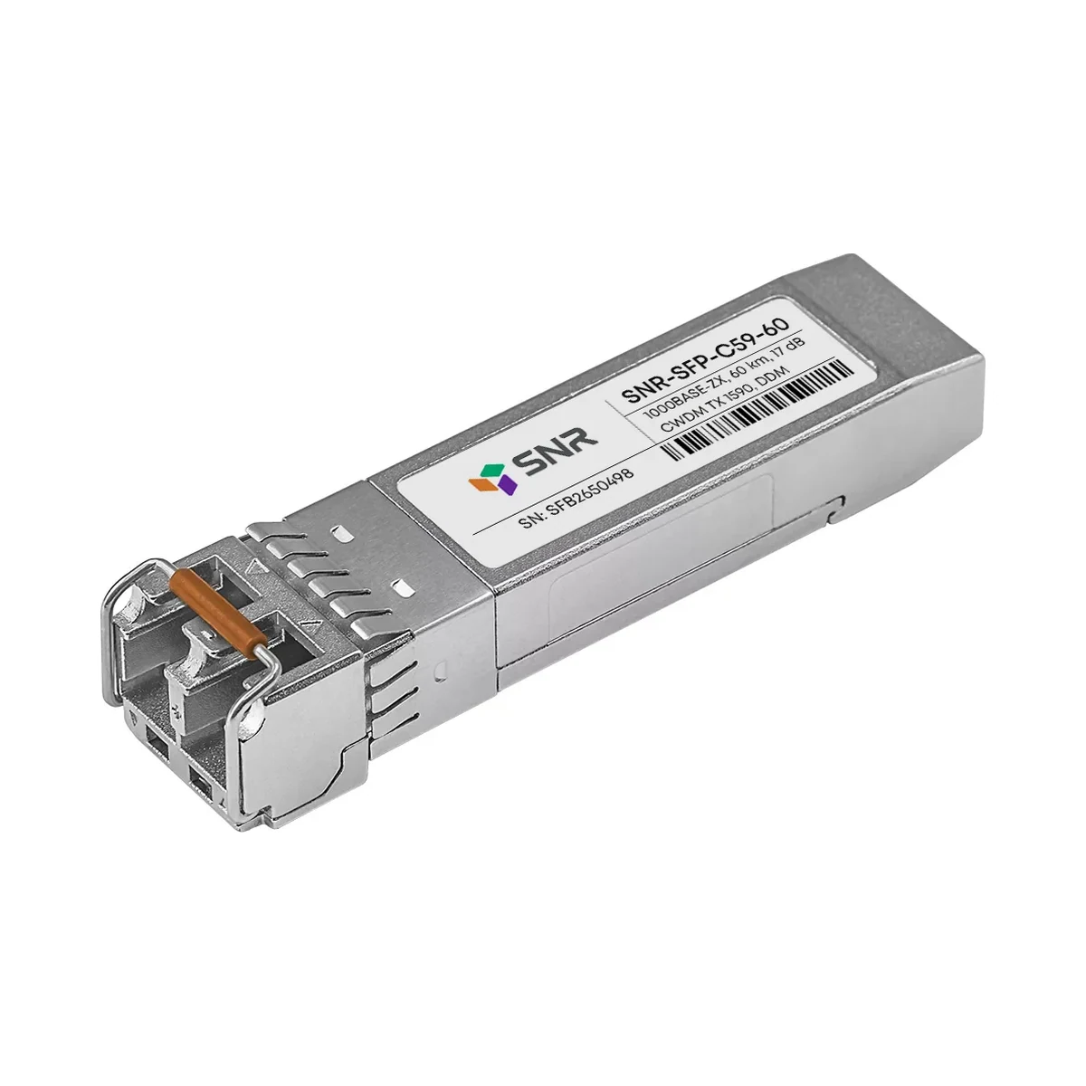 Модуль SNR SFP CWDM оптический, дальность до 60км (17dB), 1590нм