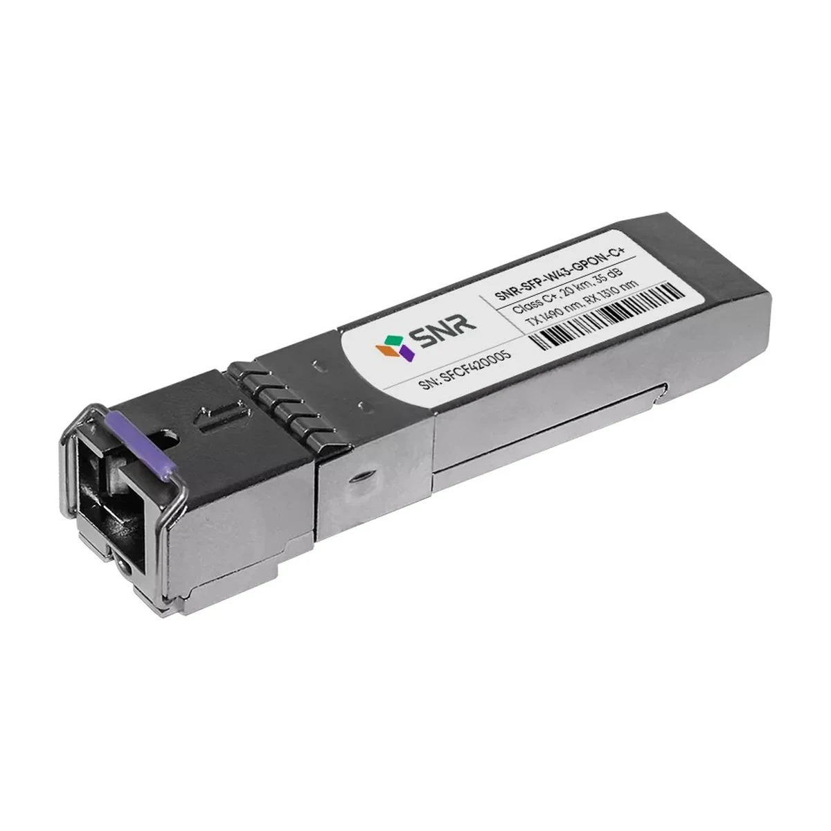 Модуль SNR SFP WDM GPON, дальность до 20км (35dB),