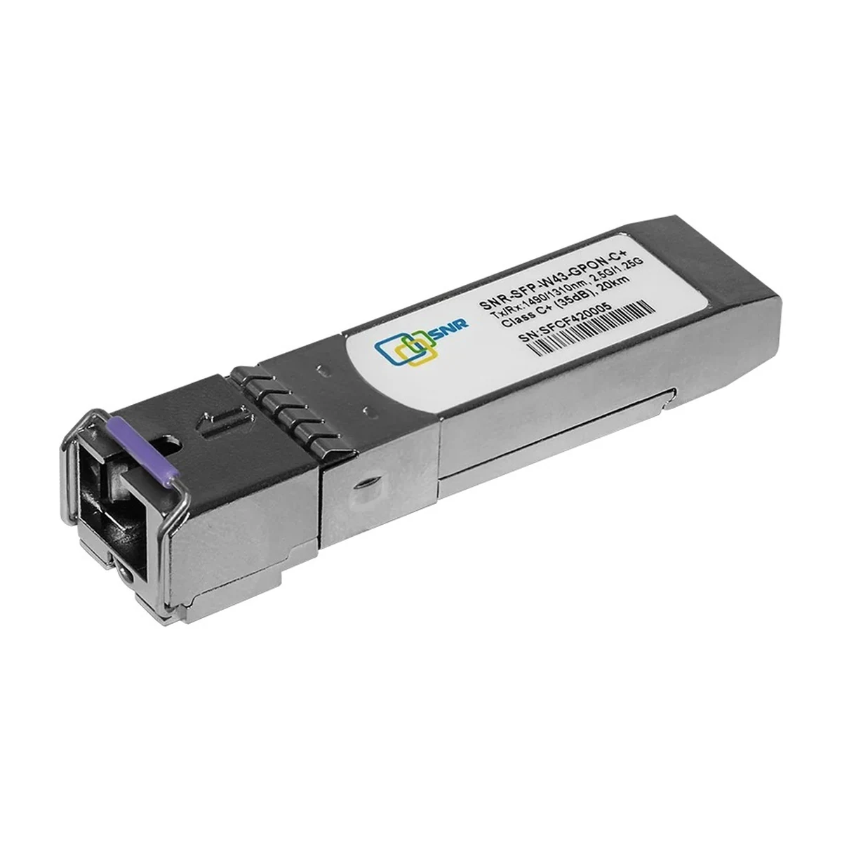 Модуль SNR SFP WDM GPON, дальность до 20км (35dB), — фото 2