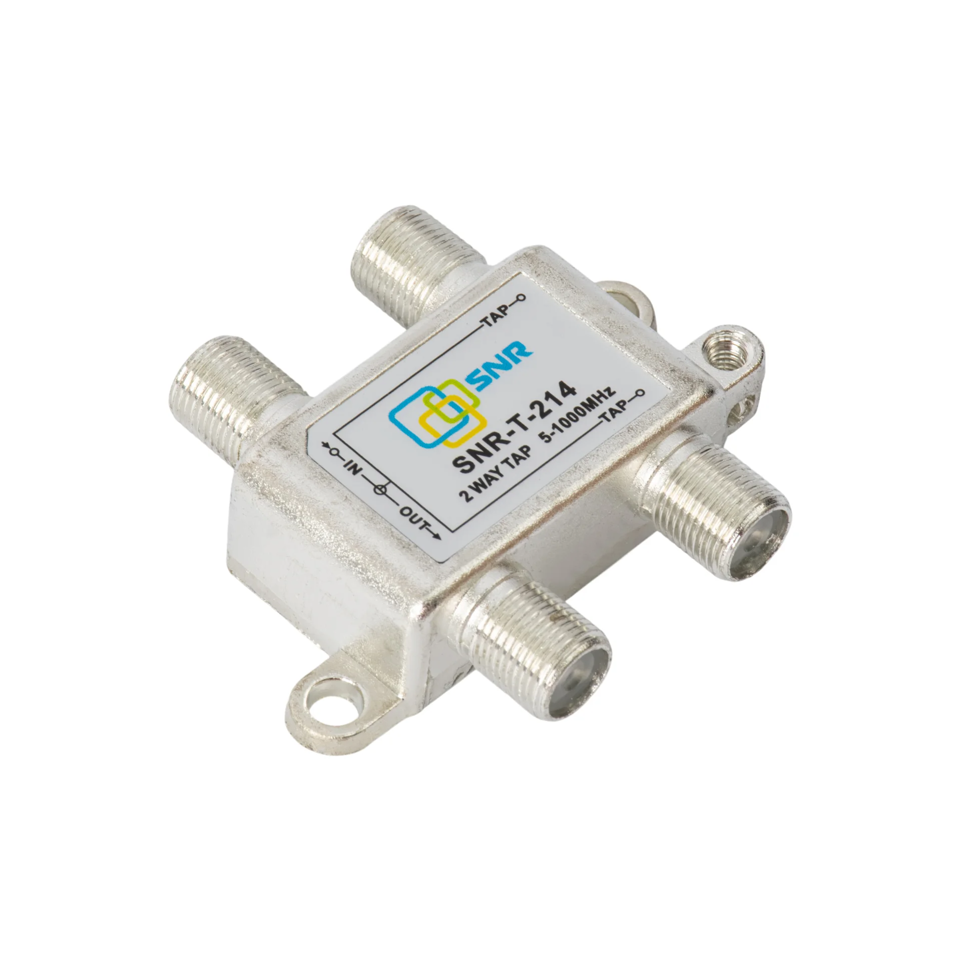 Ответвитель абонентский SNR-T-114 на 1 отвод, затухание IN-TAP 14dB
