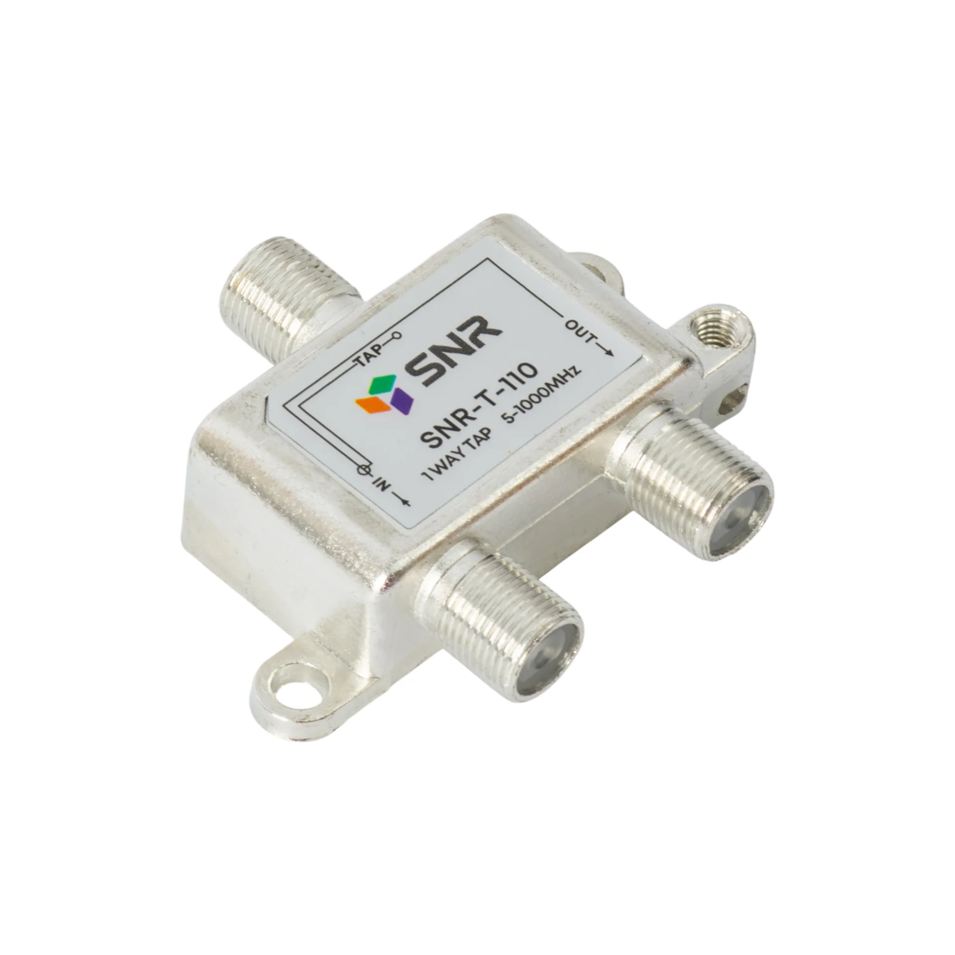 Ответвитель абонентский SNR-T-116 на 1 отвод, затухание IN-TAP 16dB
