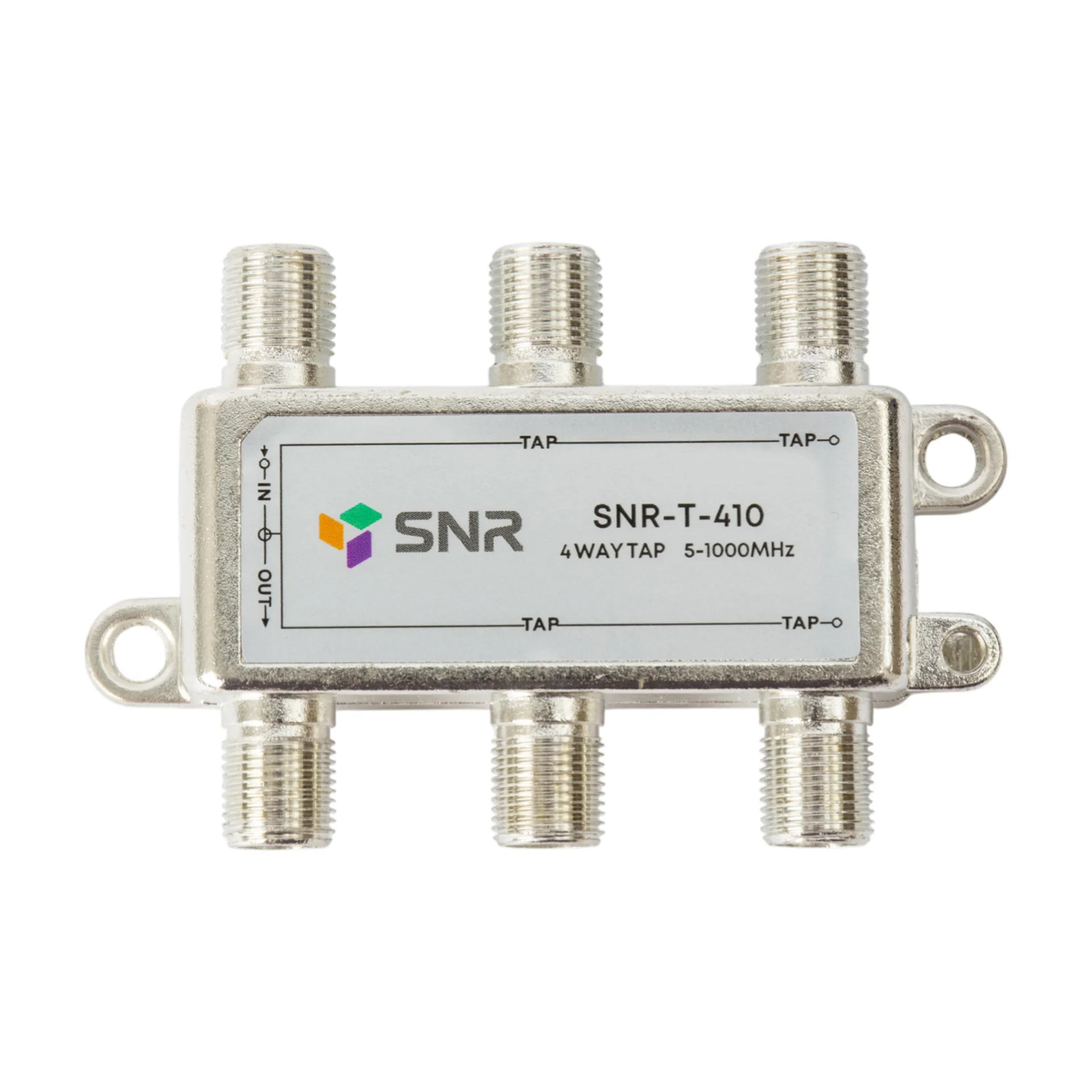 Ответвитель абонентский SNR-T-210 на 2 отвода, затухание IN-TAP 10dB